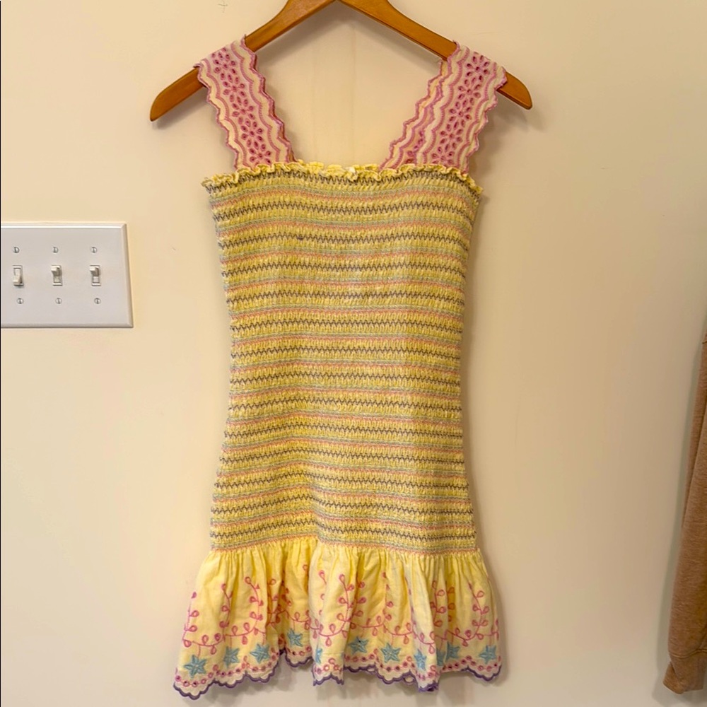 LoveShackFancy Jax Smocked Dress